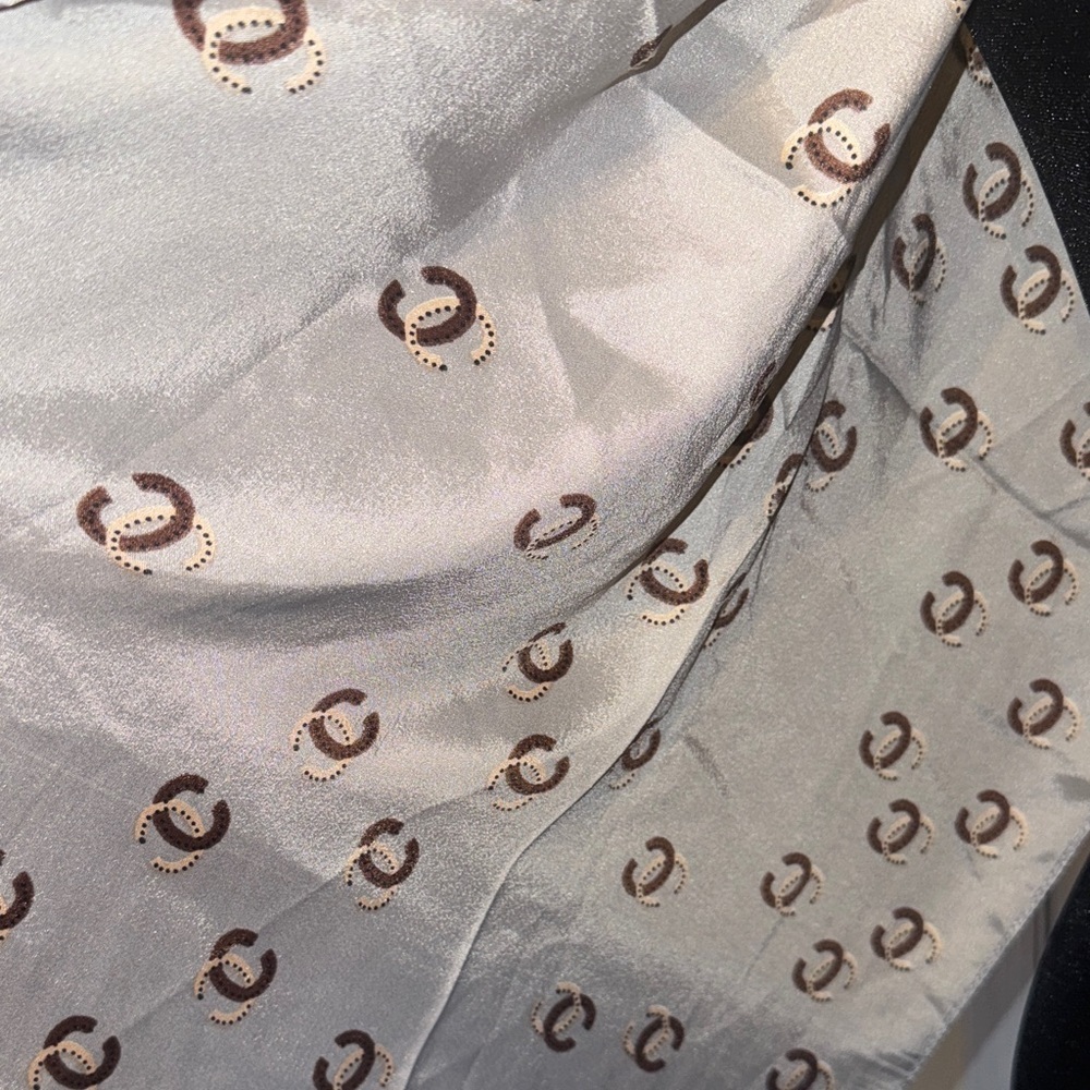 Elegant Silver Patterned Shawl - Picture 11 of 16